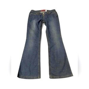 Levi's Blue Flare Wide Leg Jeans Classic Style